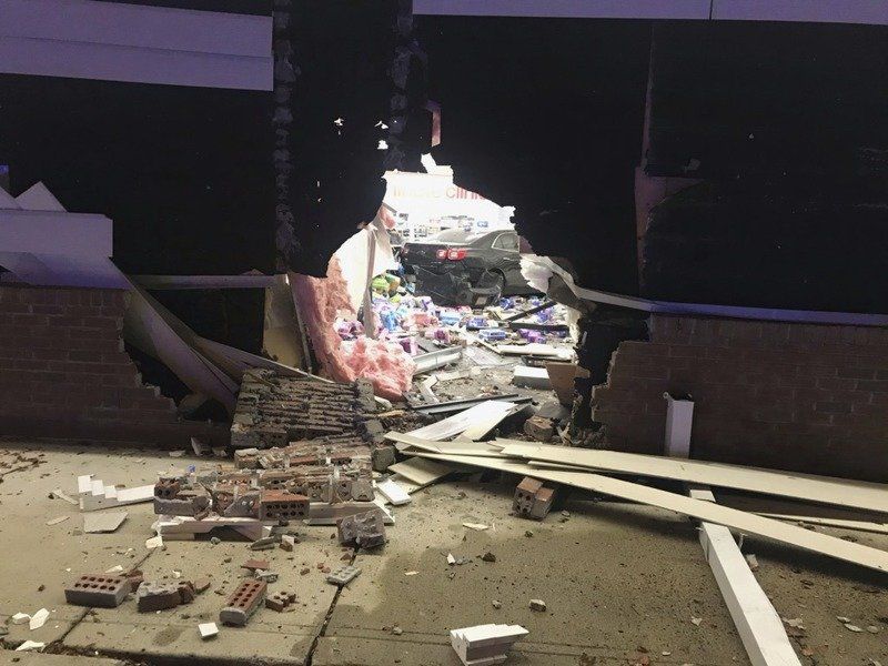 Driver dies after crash into CVS